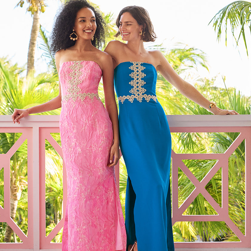 women's dark pink strapless dress Callista Strapless Velvet Sequin Bodycon Mini Dress Shop American Threads Magenta / S/M