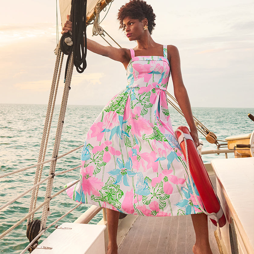 Womens Cocktail Dresses - Splash of Pink - Lilly Pulitzer Womens Cocktail Dresses - Splash of Pink - Lilly Pulitzer