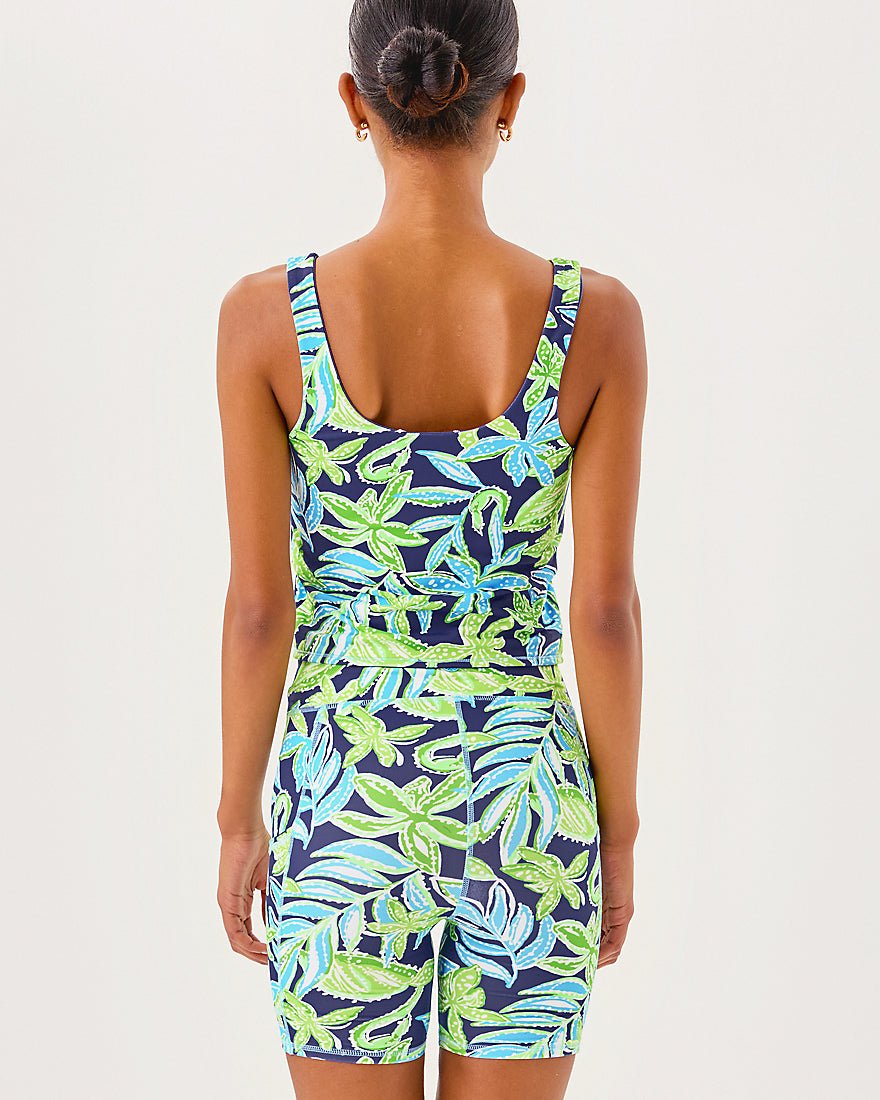 Ari Reversible Active Tank Upf 50 Plus - Sapphire Pool Tropical Tango