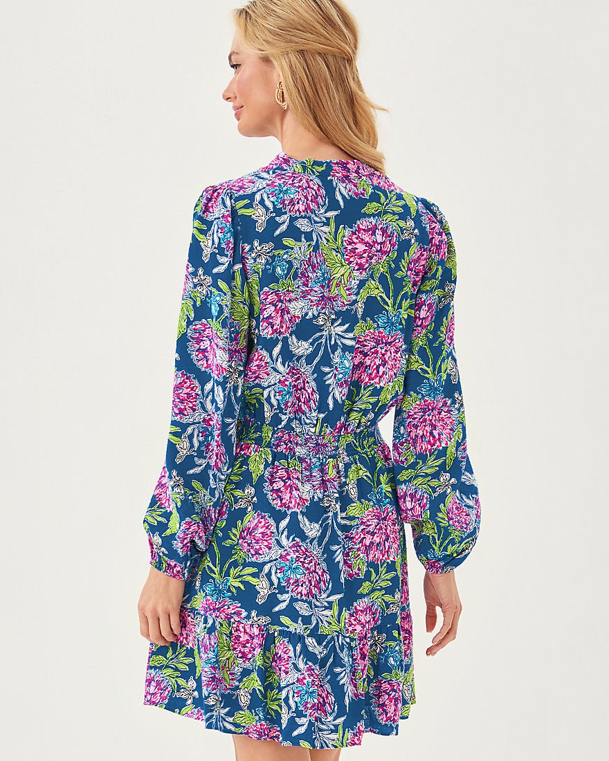 Axton Dress - Multi Dahlia Licious