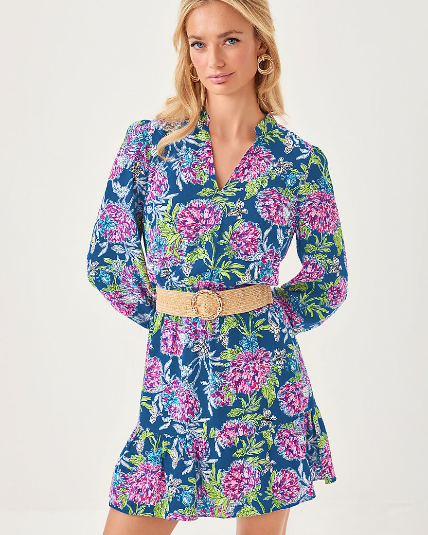 Axton Dress - Multi Dahlia Licious