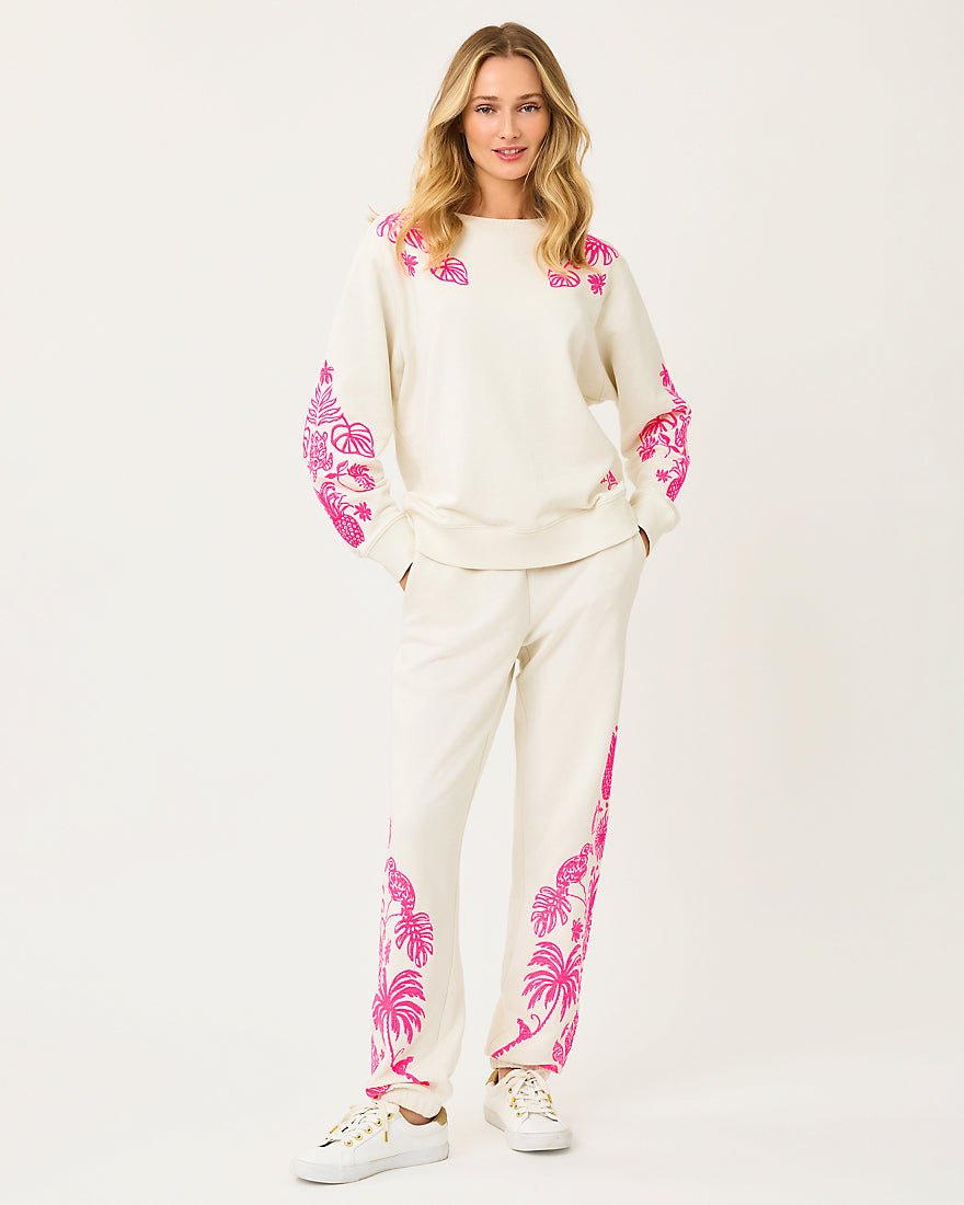 Ballad Long Sleeve Sweatshirt - Coconut Safari Social