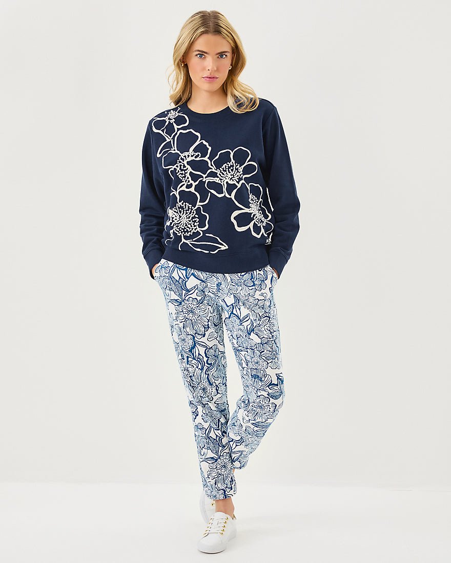 Ballad Long Sleeve Sweatshirt - Low Tide Navy Go Big