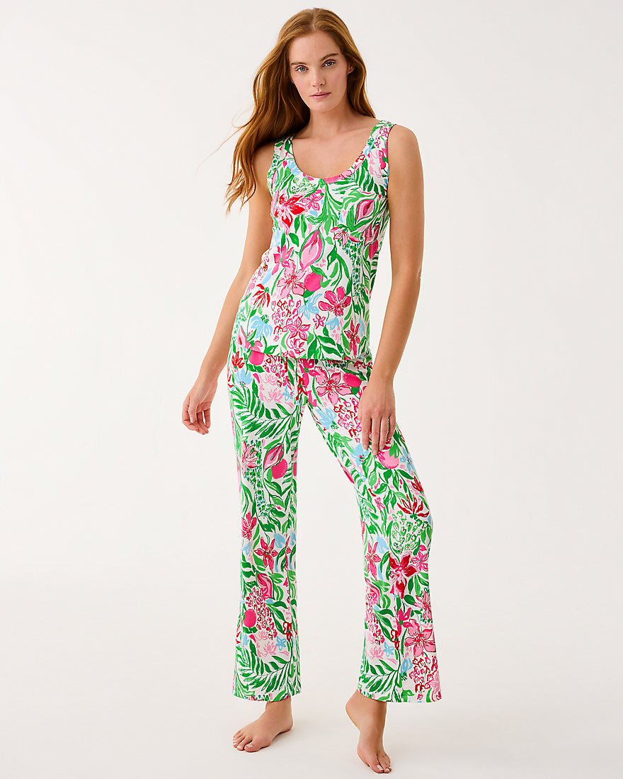 Bransen Pj Top - Multi Glowing Gardens