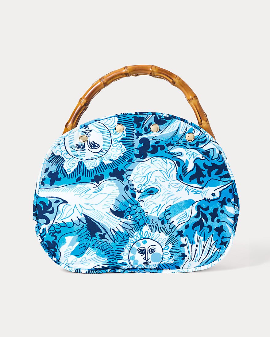 Breakers Bamboo Bermuda Bag Cover - Bellevue Blue Lilly Gulls