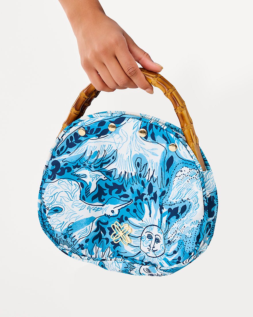 Breakers Bamboo Bermuda Bag Cover - Bellevue Blue Lilly Gulls