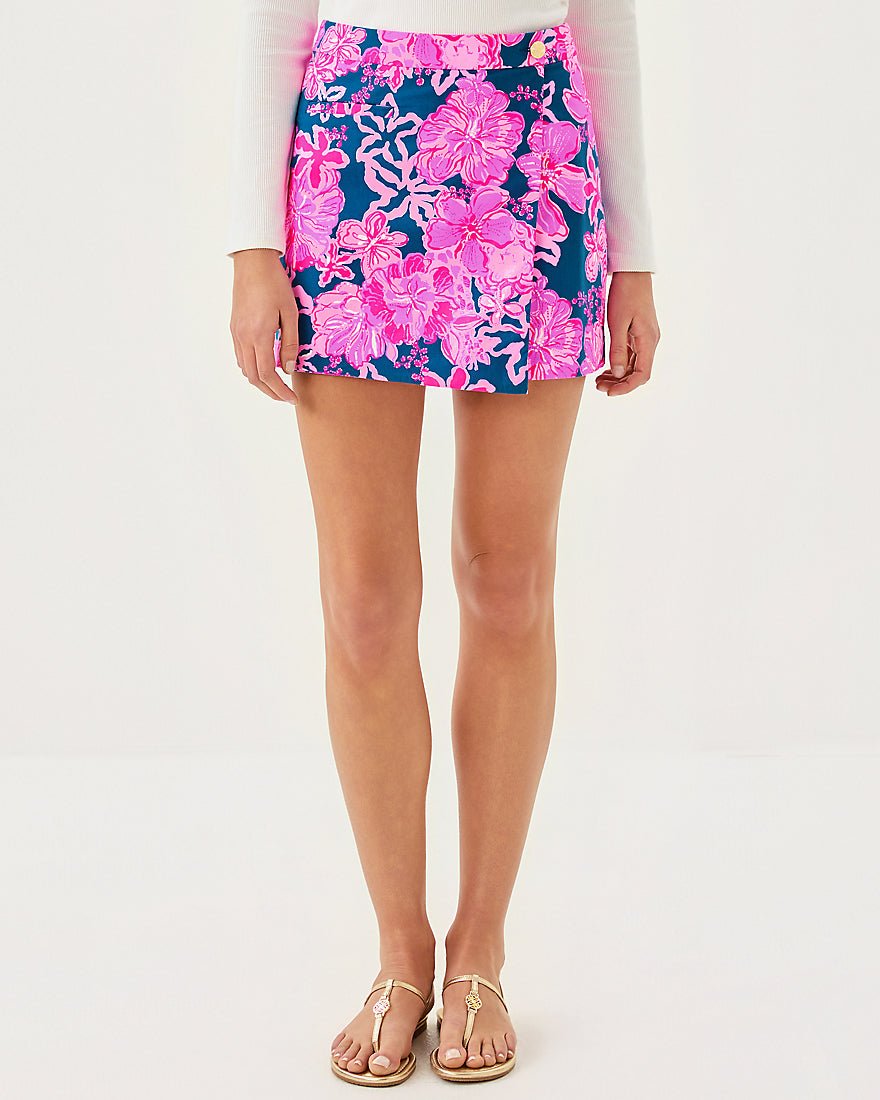 Brenton Mini Skort - Starlight Navy Once And Floral