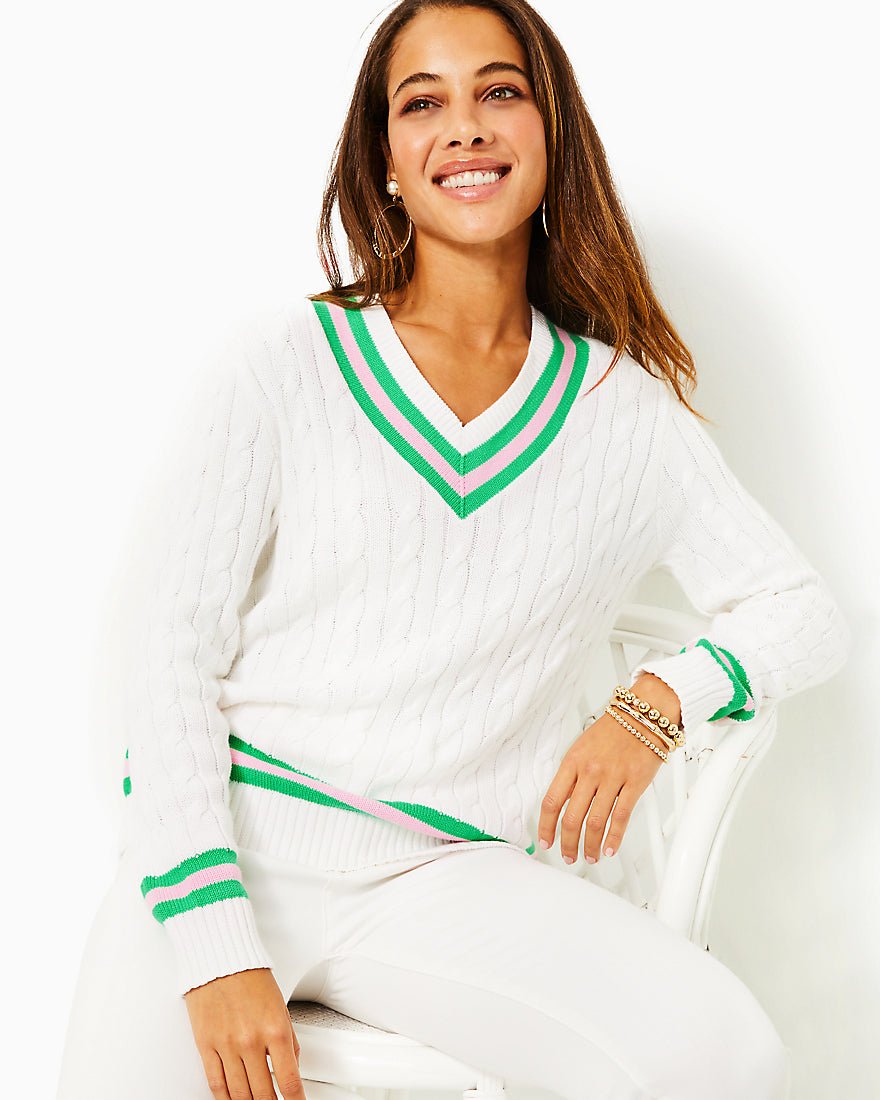Brockton Sweater - Resort White - 1