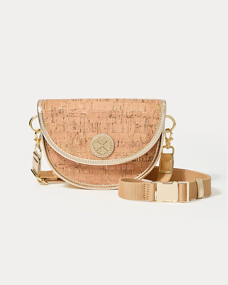 Camille Cork Belt Bag - Natural