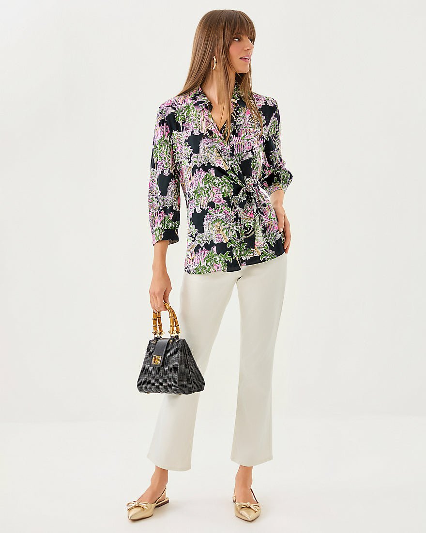 Casia Tunic Top - Onyx Pb Anniversary Toile