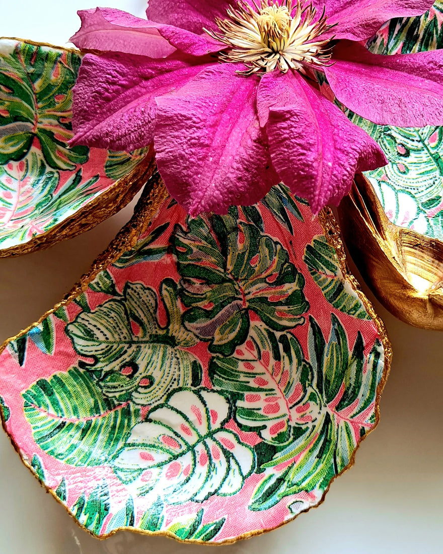 Decoupage Seashell Oyster - Peruvian Avenue