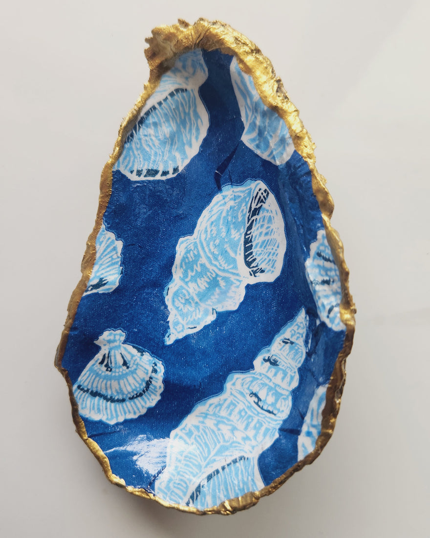 Decoupage Seashell Oyster - Shells On Shells