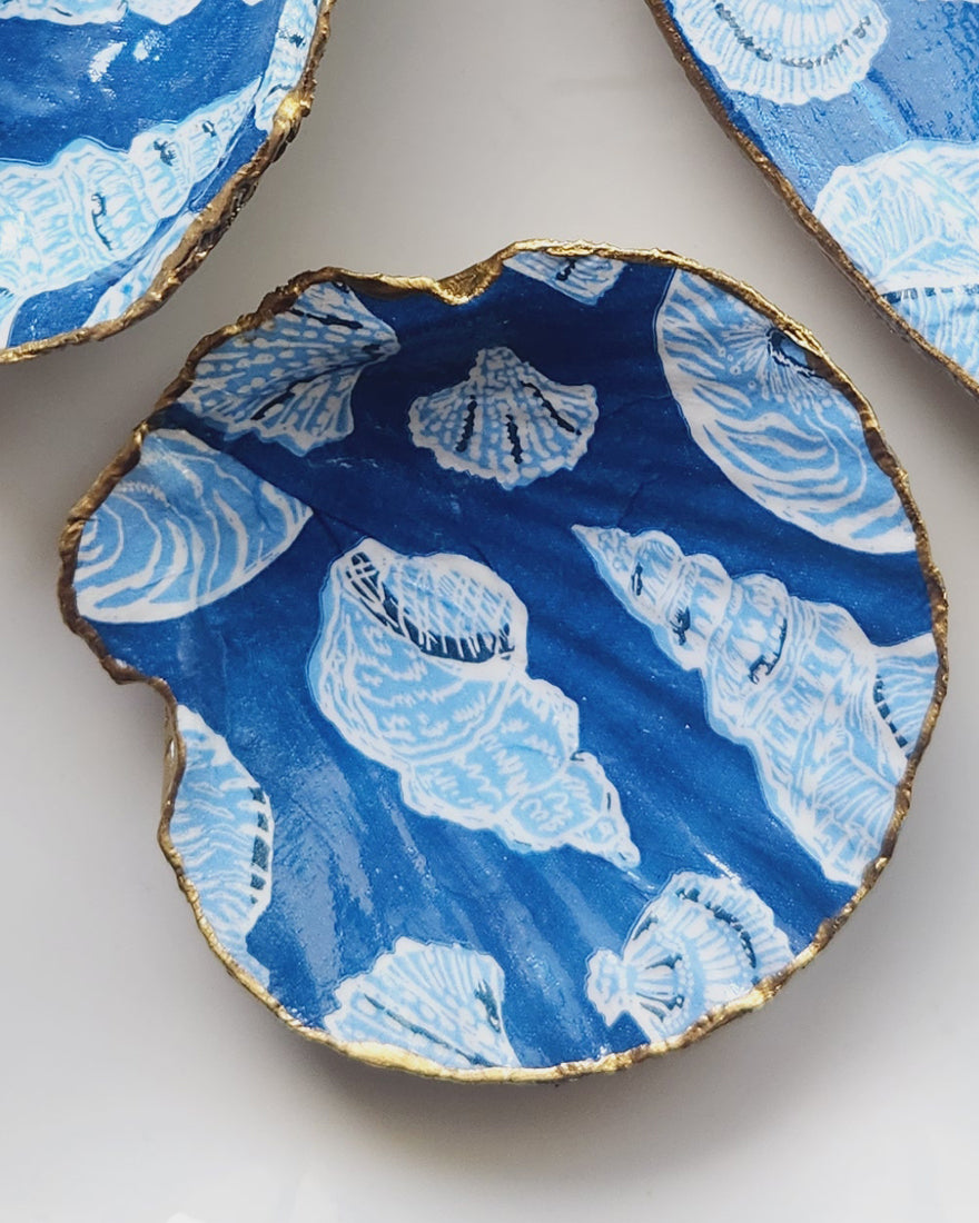 Decoupage Seashell Scallop - Shells On Shells