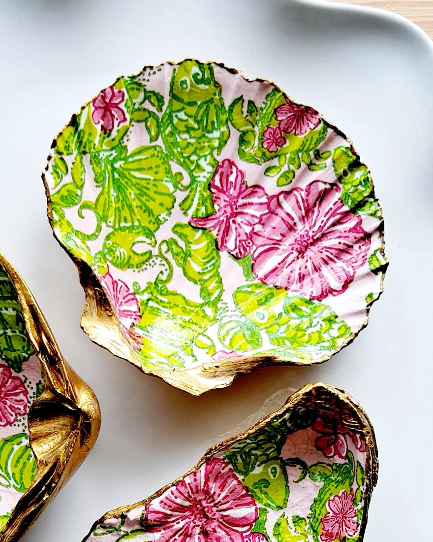 Decoupage Seashell Scallop - Worth Avenue