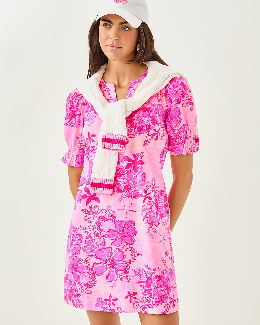 Delsie Dress - Parigi Pink Supporting Squad