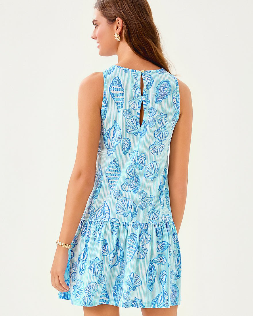 Dixi Dress - Fresh Water Blue Cool As Shell