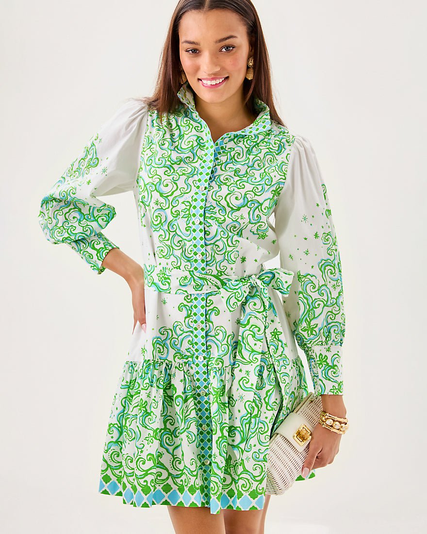 Drena Dress - Resort White Sol Mates