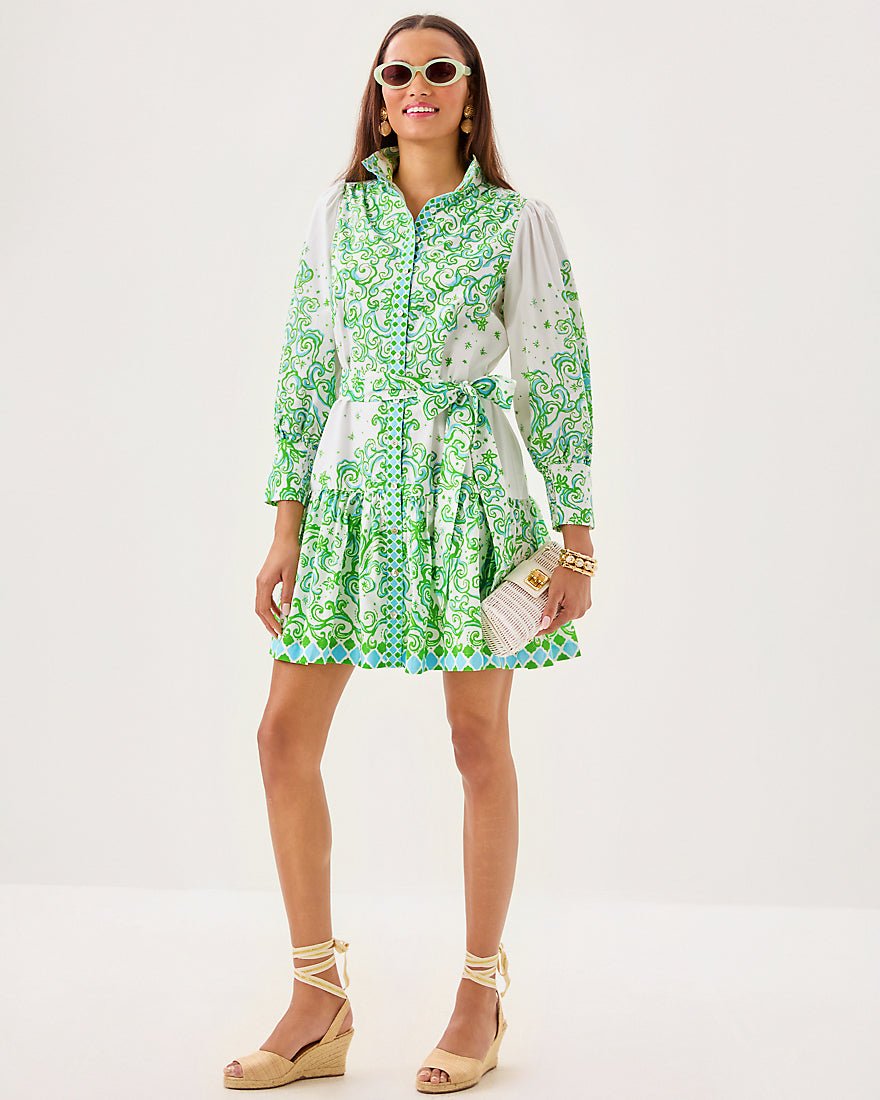 Drena Dress - Resort White Sol Mates