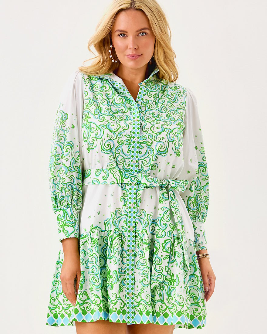 Drena Dress - Resort White Sol Mates