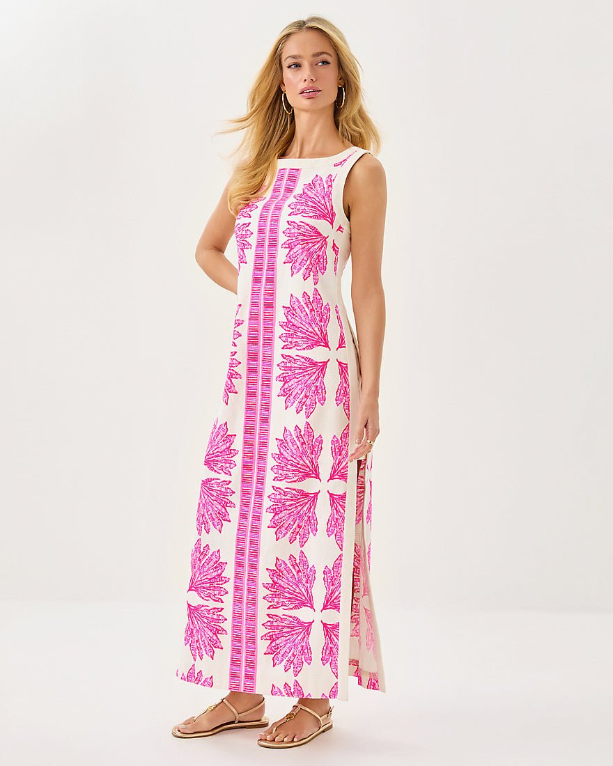 Eleanora Maxi Shift Romper - Pink Bliss Shady Babe