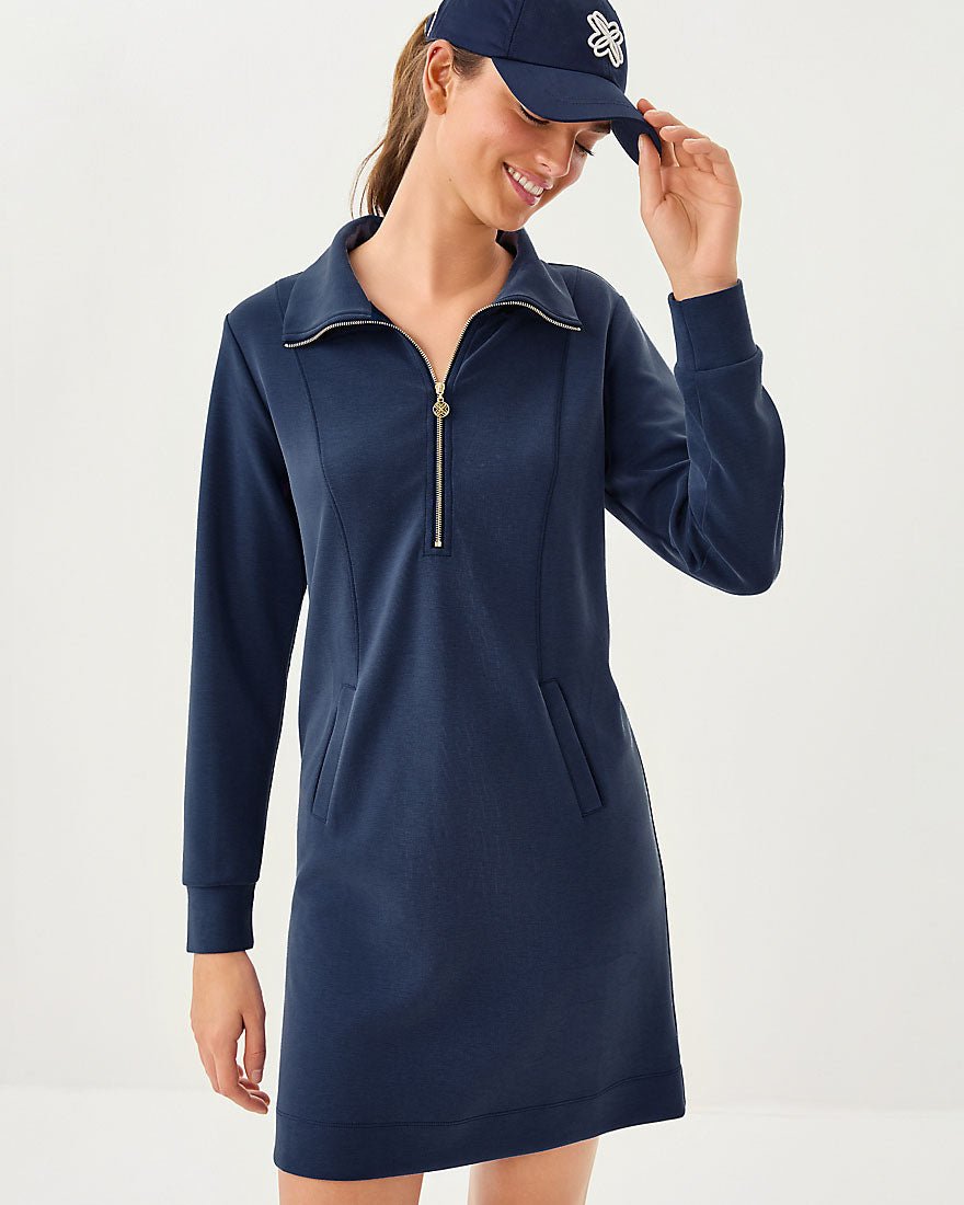Eleni Upf 50 Plus Dress - Low Tide Navy