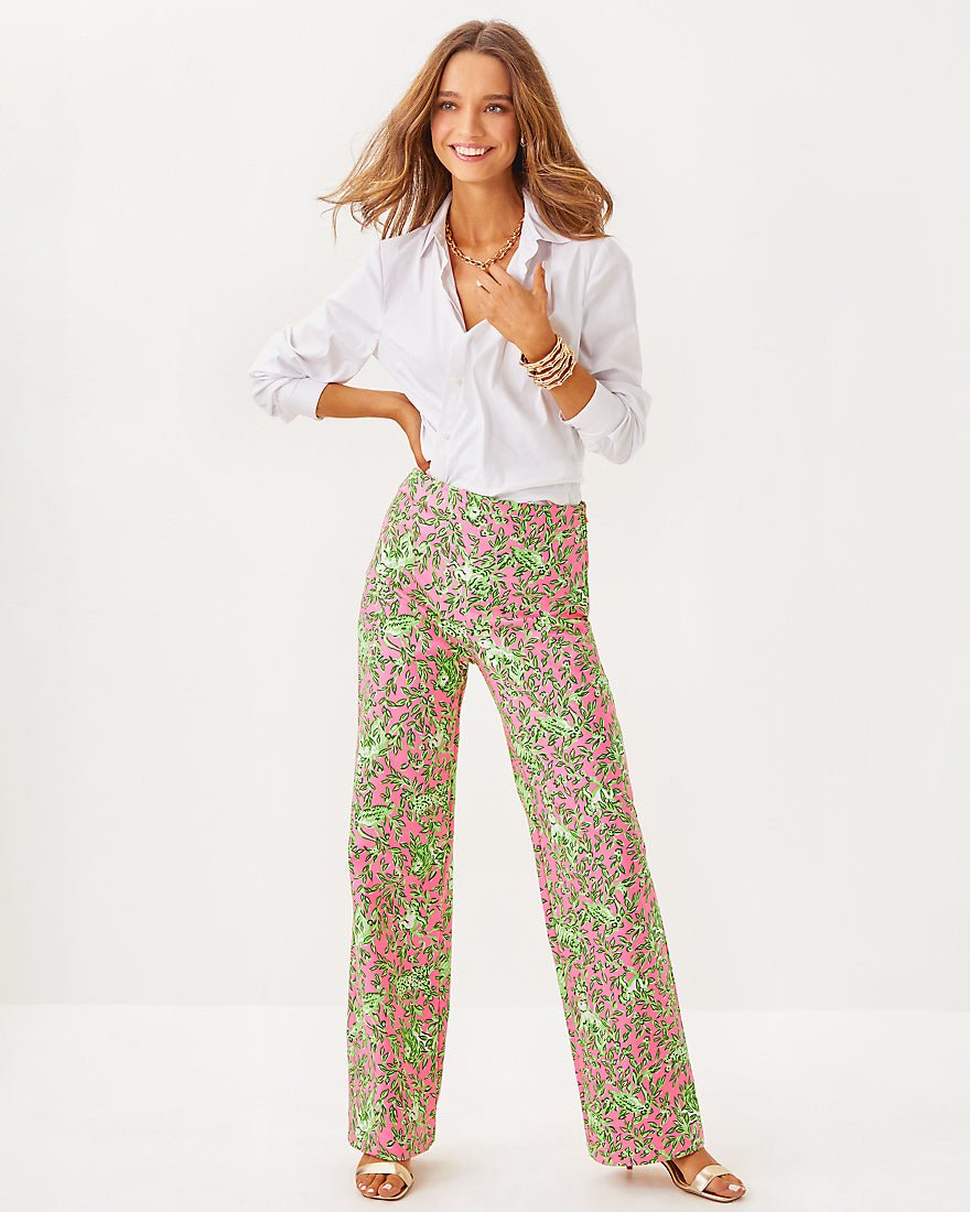 Ellamarie Stretch Pant - Rousseau Pink Mane Character Energy - 7