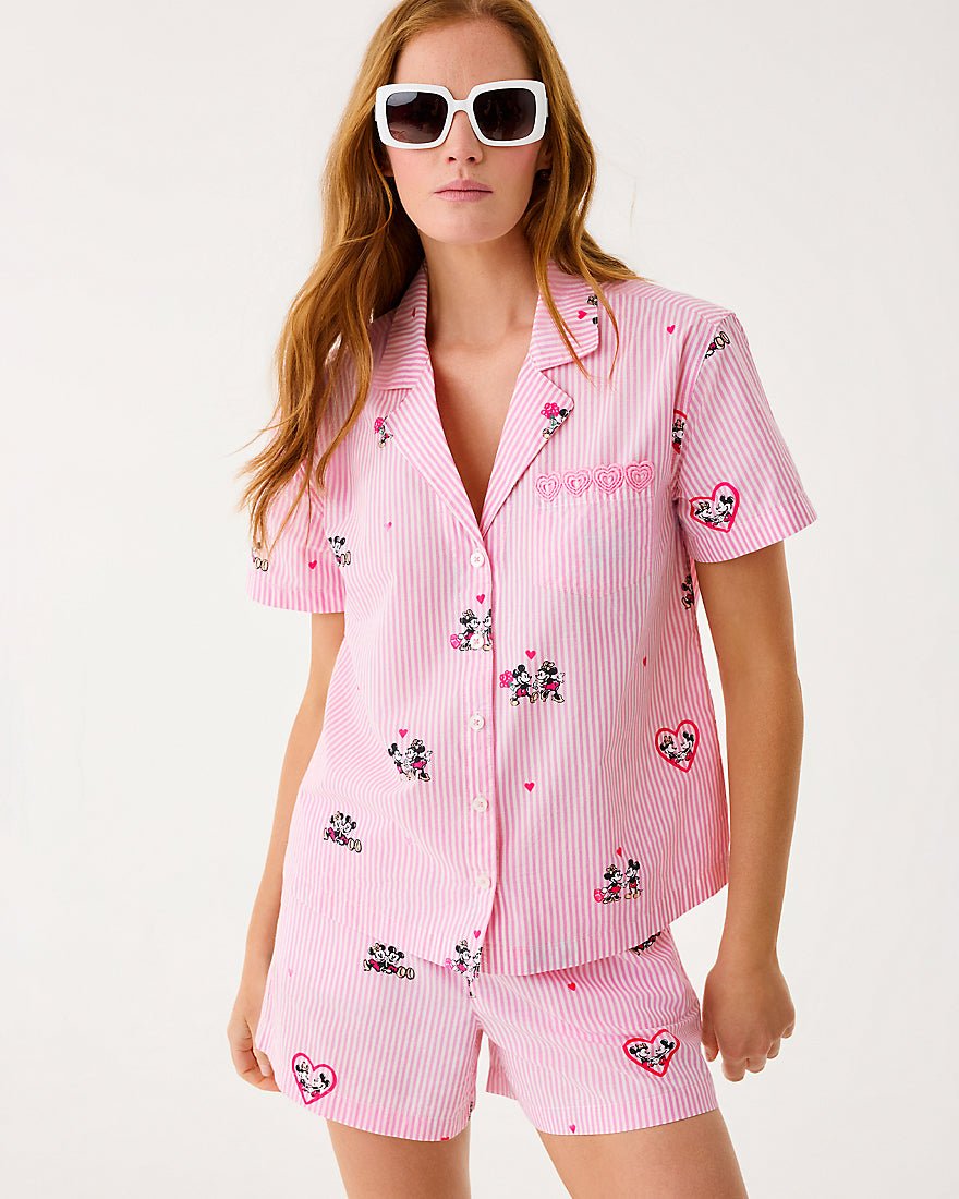 Lilly Pulitzer - Elly Pj Boxer - Multi Disney Half Drop Overprint