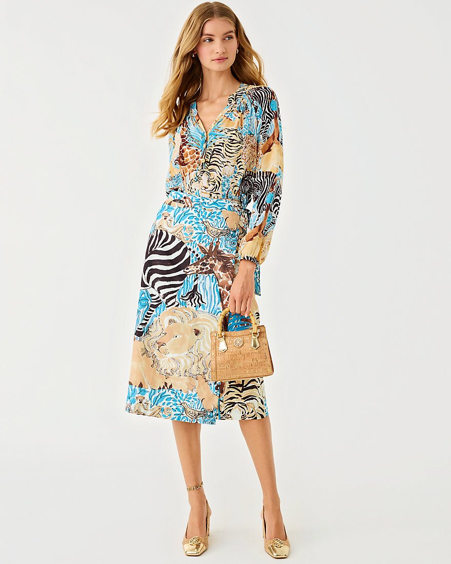 Elsa Top - Breezy Aqua Lillys Zoo