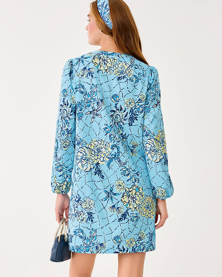 Lilly Pulitzer - Ensley Upf 50 Plus Dress - Bellevue Blue Breakers Beach