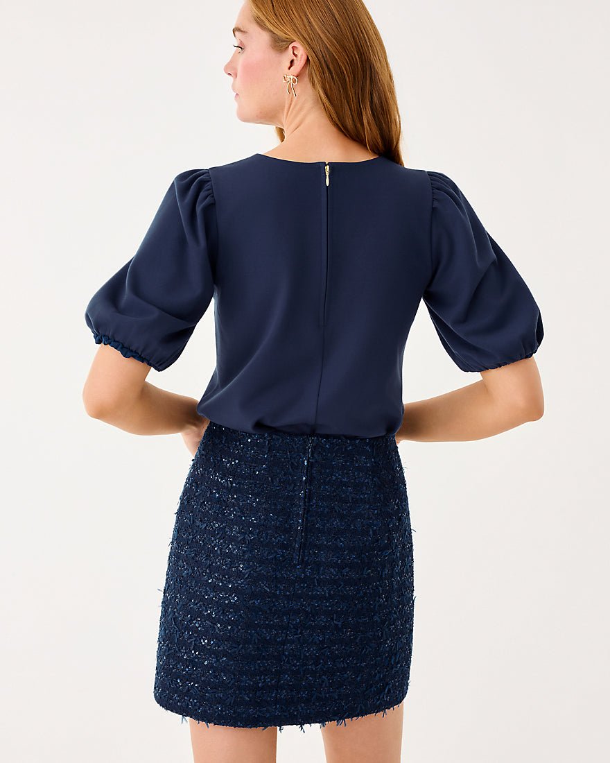 Ethenia Knit Top - Low Tide Navy