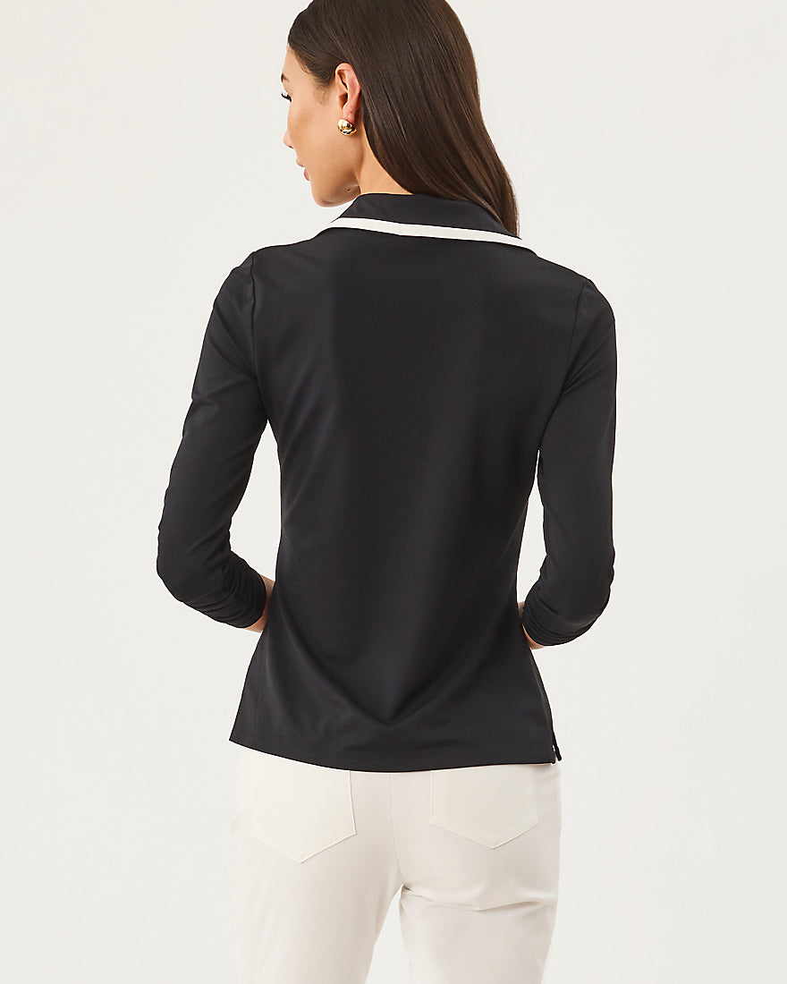 Frida Long Sleeve Half Zip Polo Upf 50 Plus