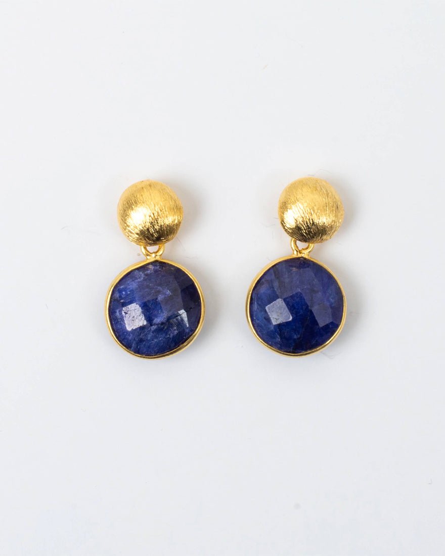 Fronte Drop Earrings - Sapphire