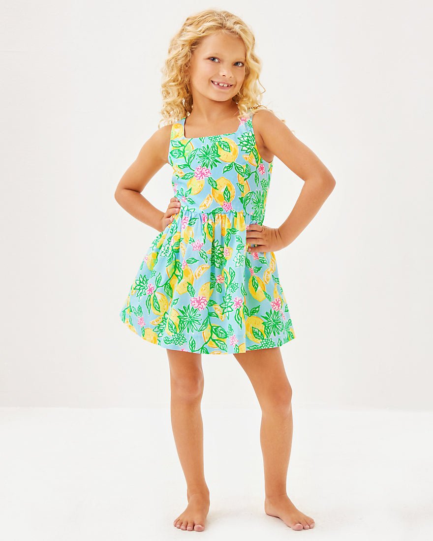 Girls Bellefleur Dress - Bluette Make Lemonade