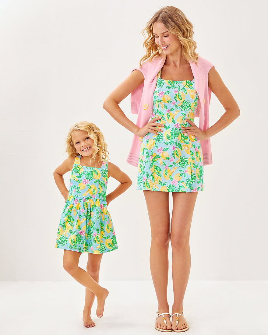 Girls Bellefleur Dress - Bluette Make Lemonade