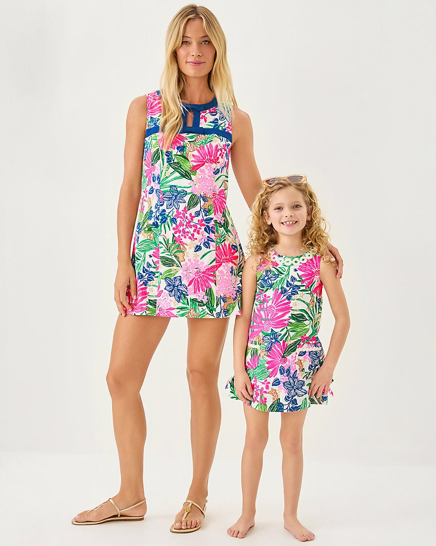 Girls Little Lilly Classic Shift Dress - Multi Endless Summers