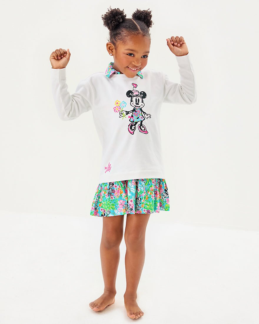 Girls Mini Ballad Sweatshirt - Multi Lilly Hearts Disney