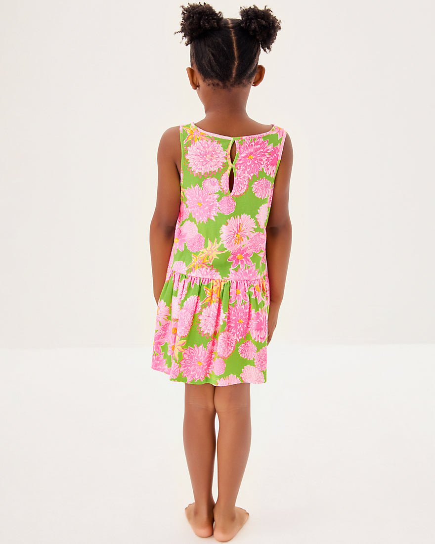 Girls Mini Dixi Dress - Multi Seaside Garden