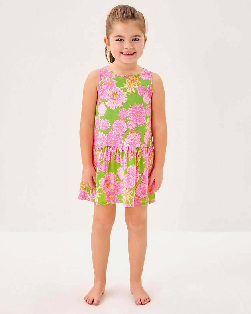 Girls Mini Dixi Dress - Multi Seaside Garden