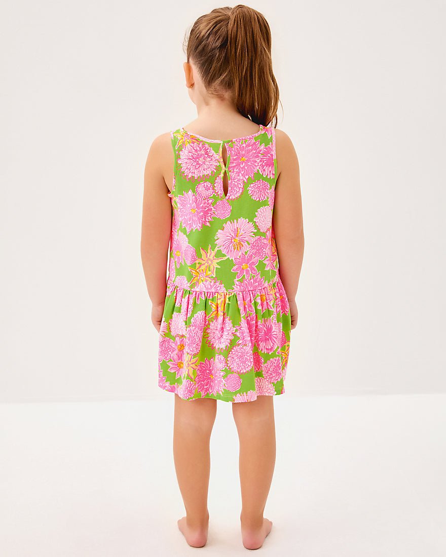 Girls Mini Dixi Dress - Multi Seaside Garden