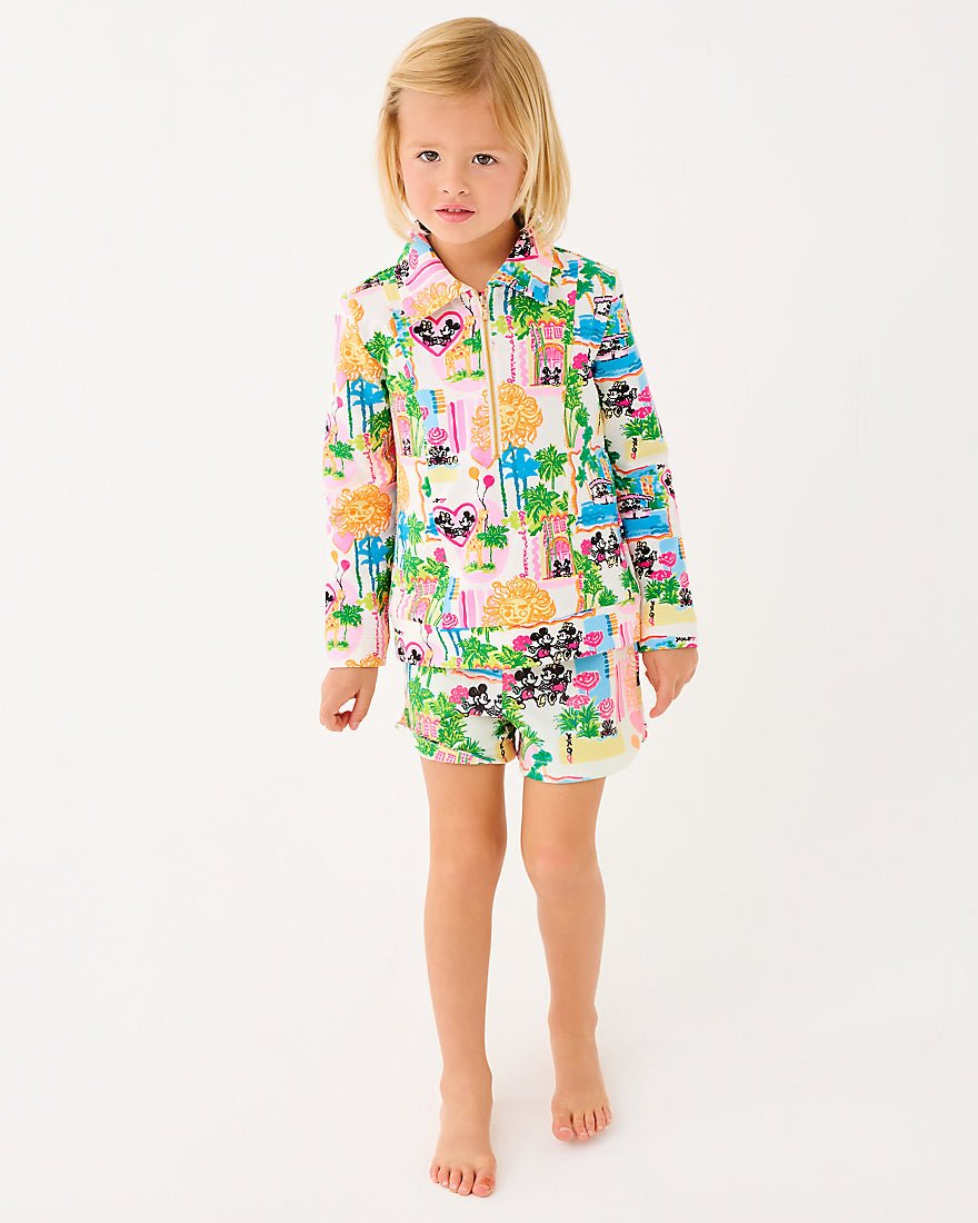 Lilly Pulitzer - Girls Mini Eleni Terry Pullover - Multi Disney