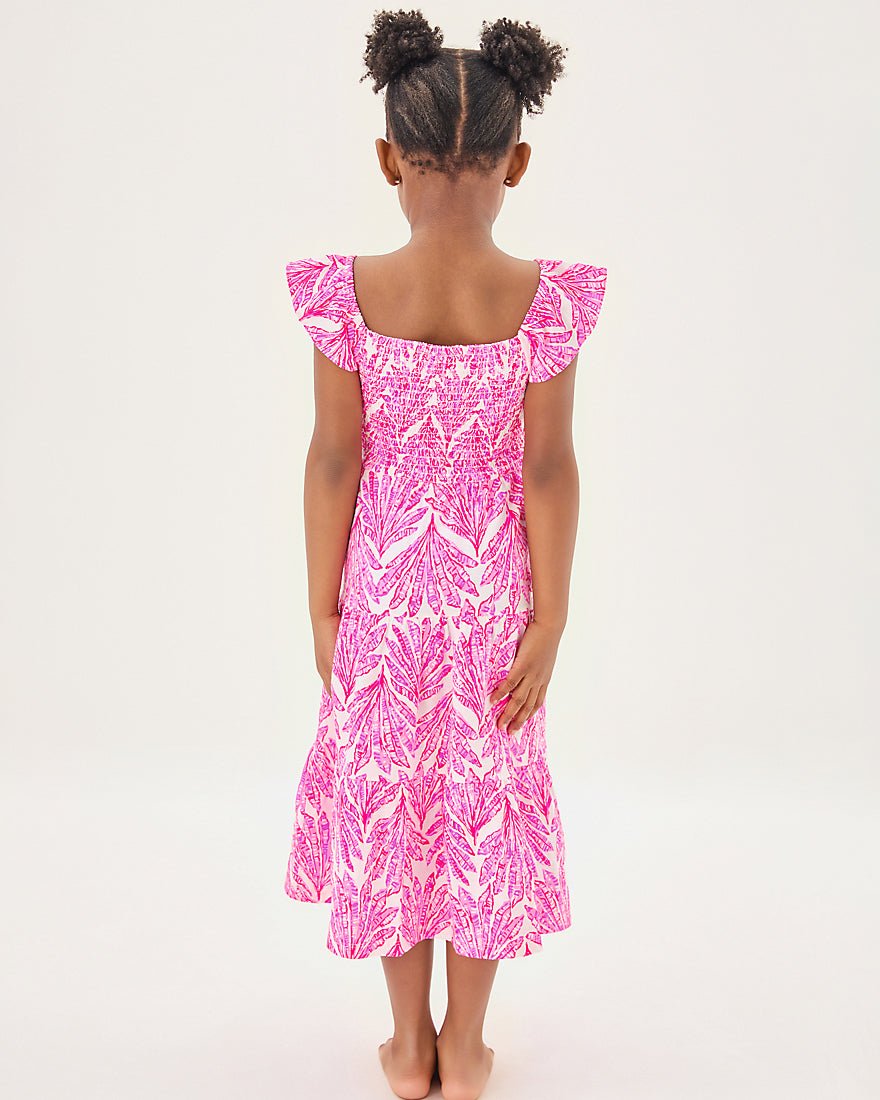 Girls Mini Jilly Midi Dress - Pink Bliss Shady Babe