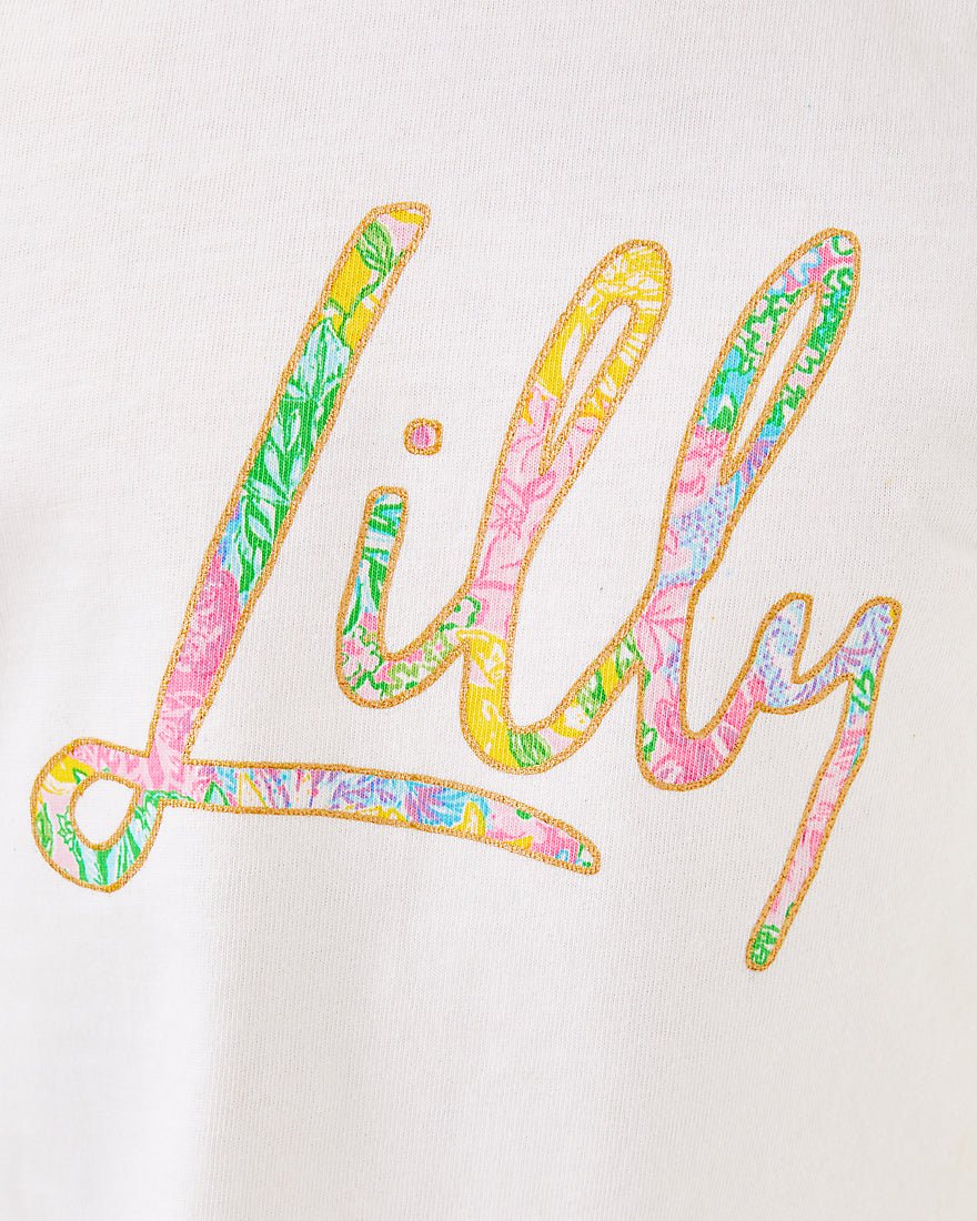 Girls Mini Rally Tee - Multi Bright Delight Patch
