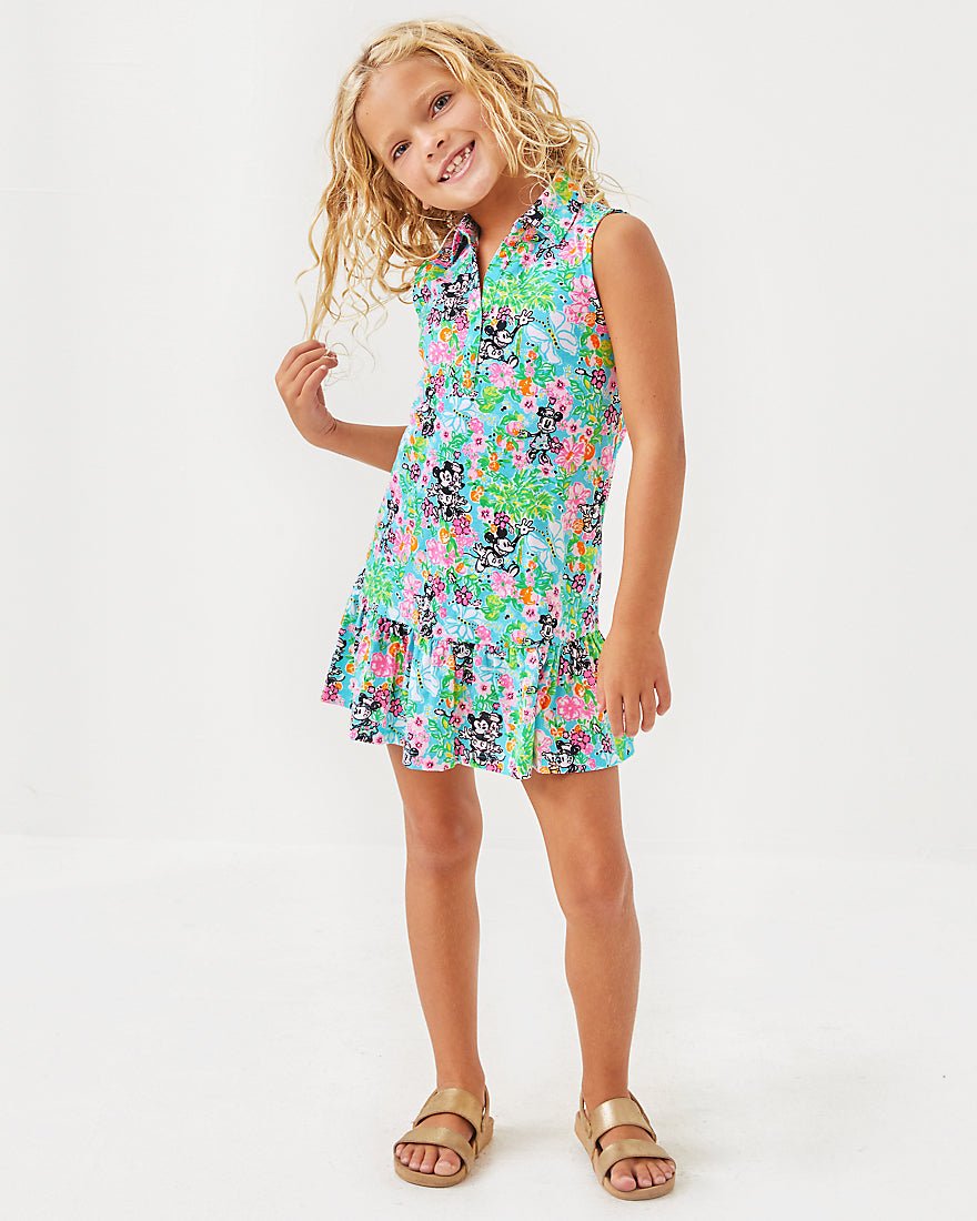Girls Mini Riegan Dress - Multi Lilly Hearts Disney