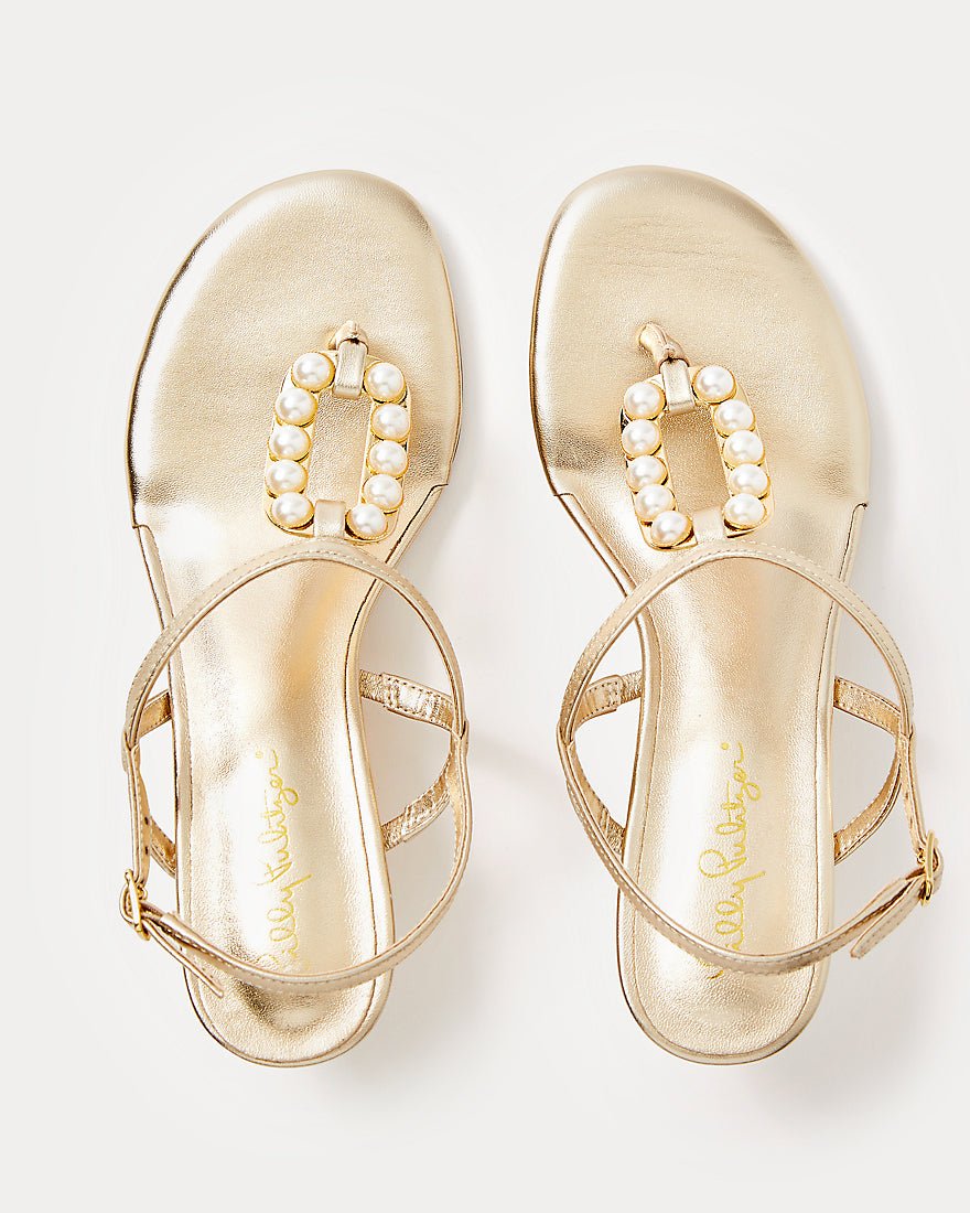 Good As Gold Pearl Wedge - Gold Metallic - 2