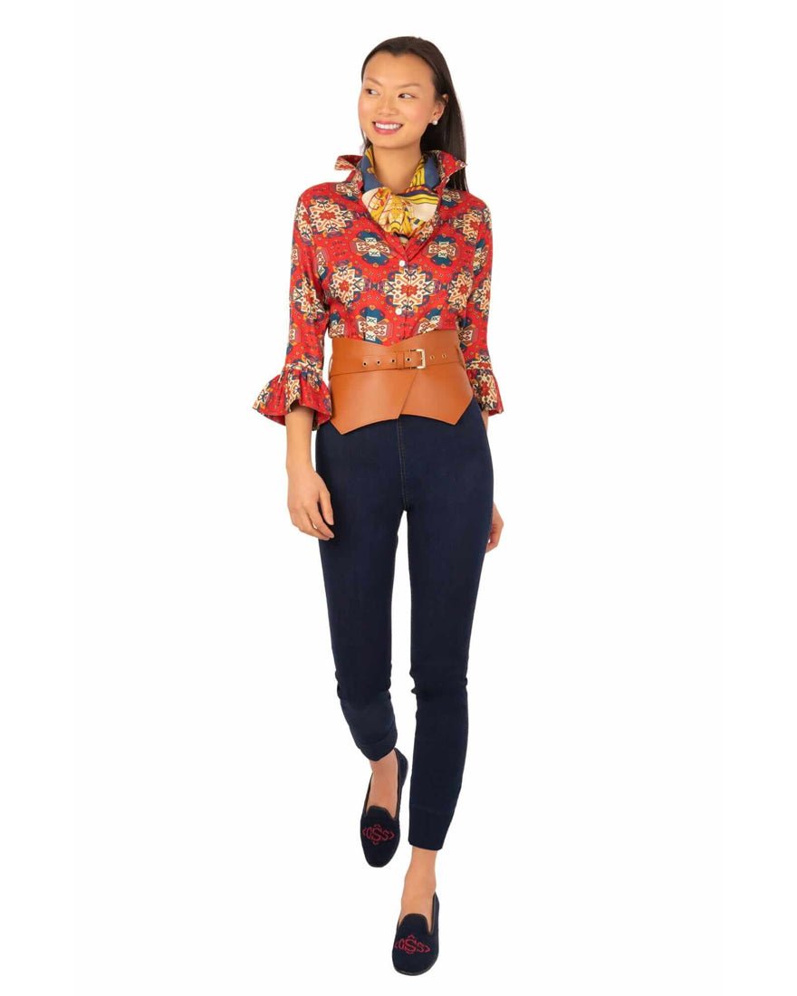 Gripeless Denim Pull On Pant - Dark Denim