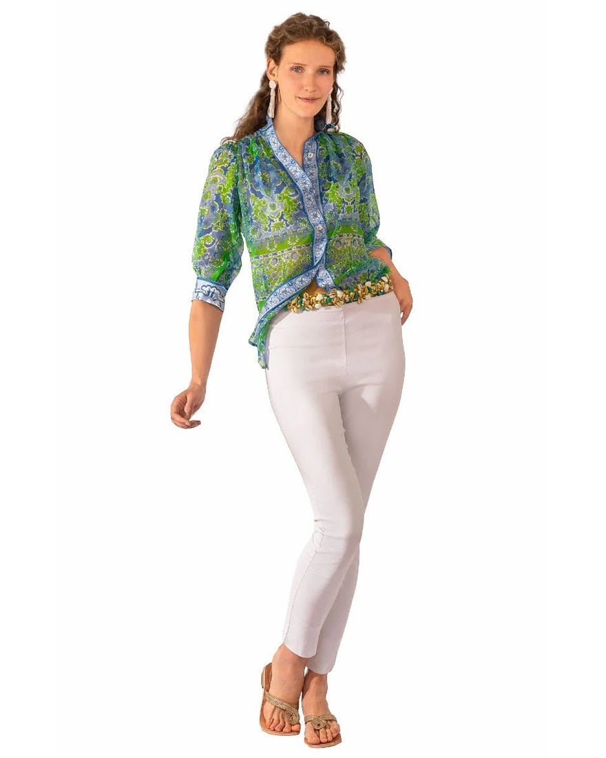 Gripeless Pull On Pant - Classic White