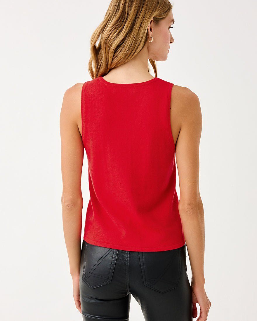 Lilly Pulitzer - Harp Sweater Shell - Cranberry Red