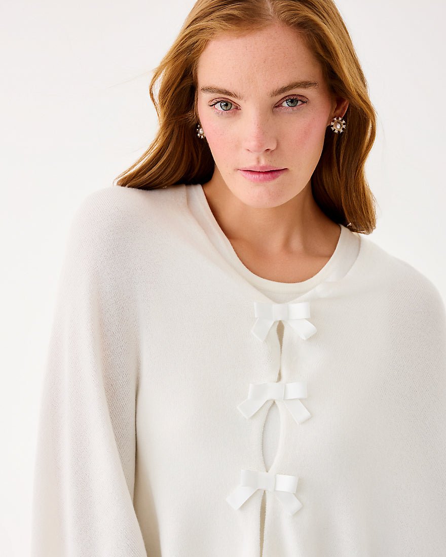 Harp Wrap With Bows - Coconut