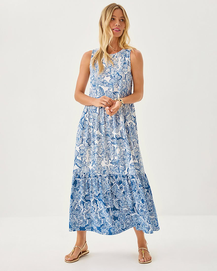 Hayleigh Midi Dress - Starlight Navy Unforgettable