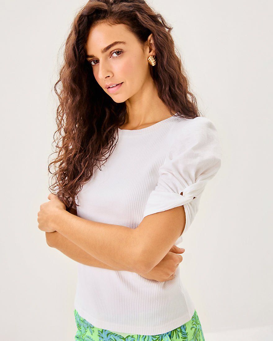 Igby Knit Top - Resort White